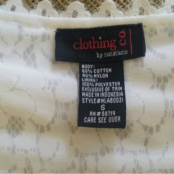 EUC Sleeveless Top Lace Top - Picture 5 of 5